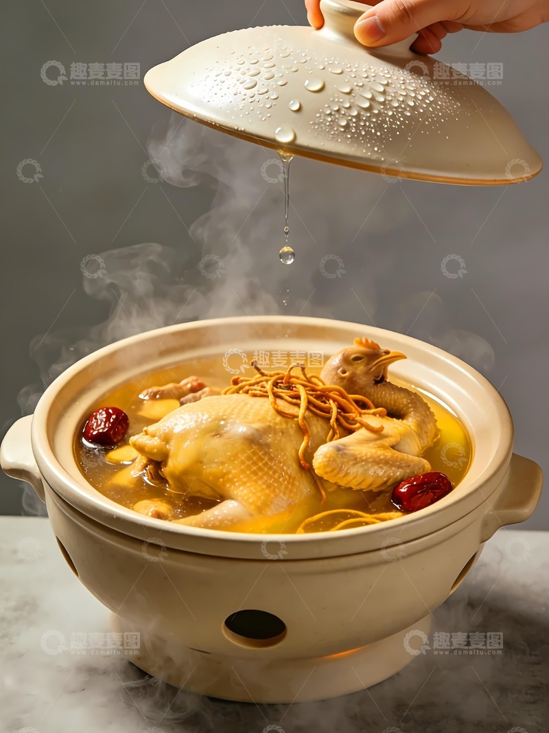 高清大图下载【趣麦麦图】非常美味的盗汗鸡