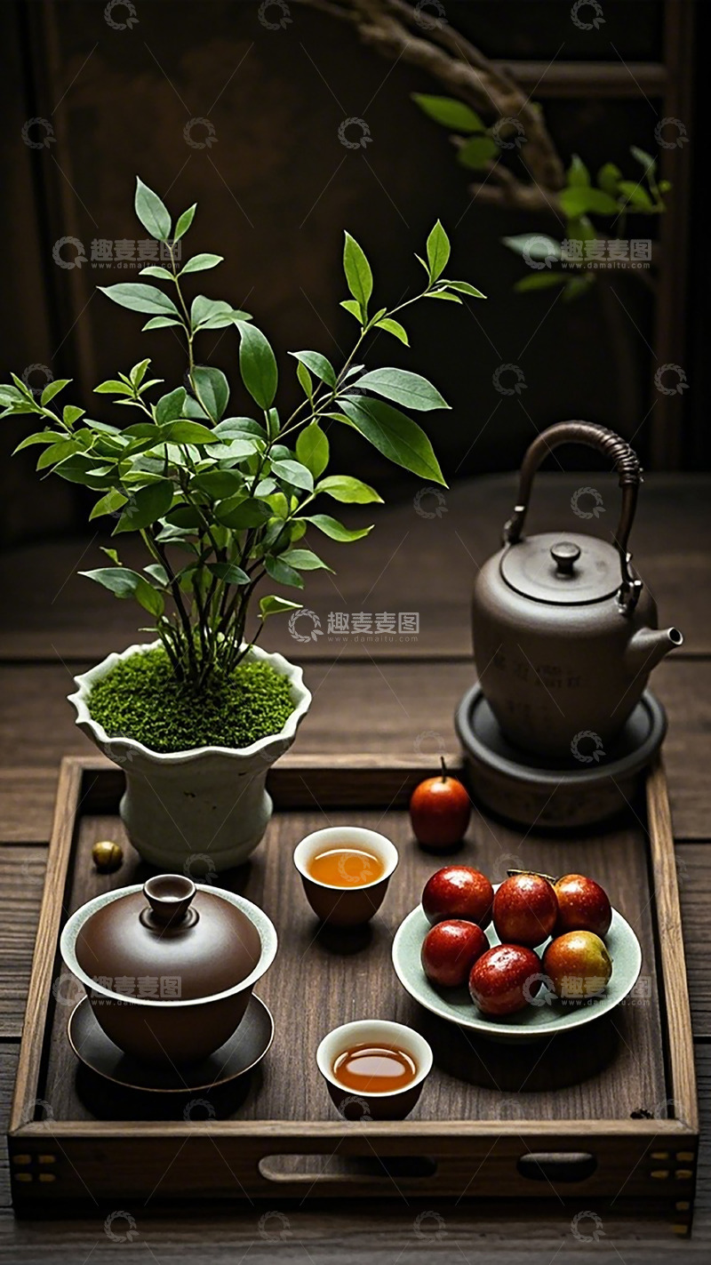 高清大图下载【趣麦麦图】古典茶道静物摄影
