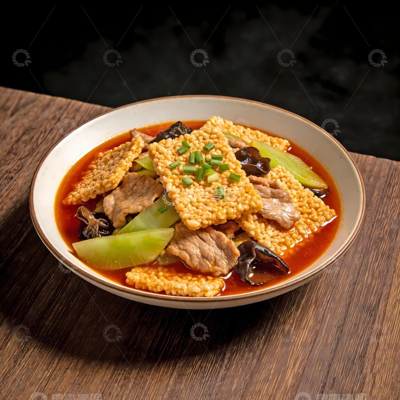 高清大图下载【趣麦麦图】锅巴肉片摄影