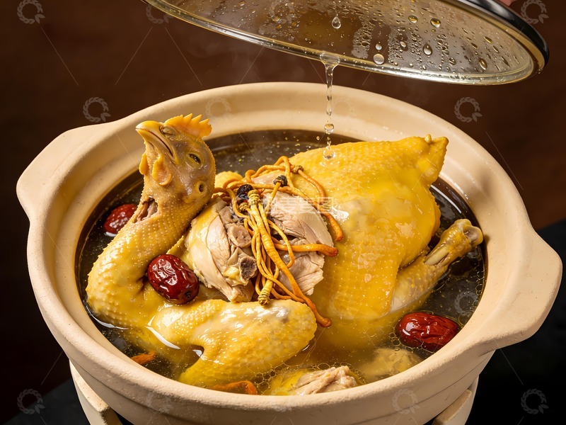 高清大图下载【趣麦麦图】汽锅鸡蒸鸡盗汗鸡