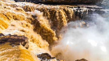 黄河瀑布壶口瀑布