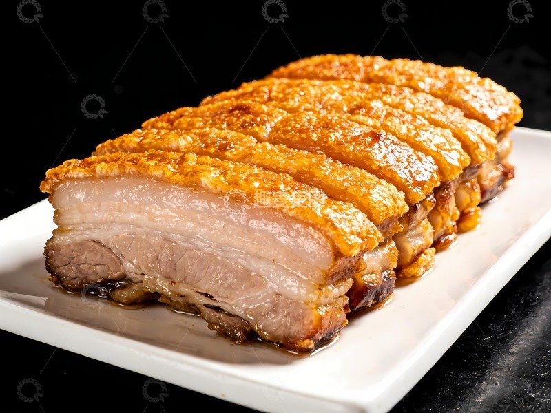高清大图下载【趣麦麦图】脆皮五花肉脆皮烤肉 