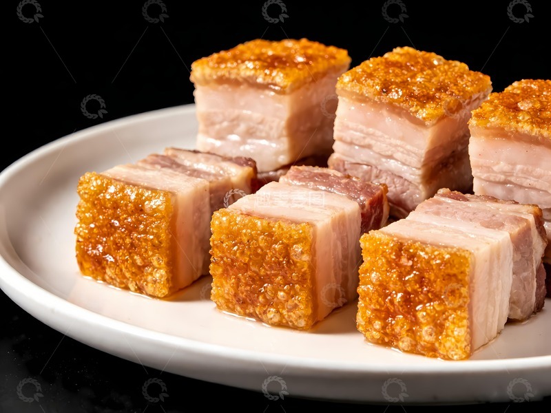 高清大图下载【趣麦麦图】脆皮五花肉脆皮烤肉