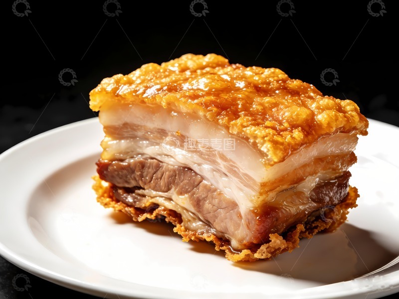 高清大图下载【趣麦麦图】脆皮烤肉脆皮五花肉