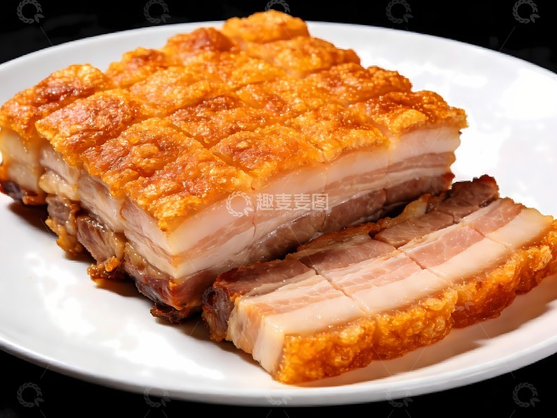 高清大图下载【趣麦麦图】脆皮五花肉烤猪肉