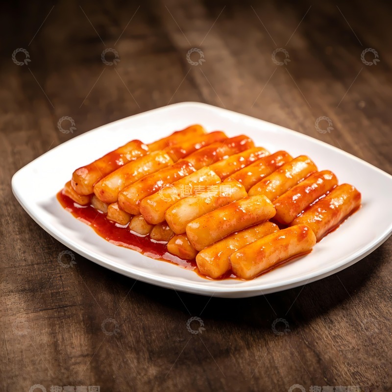 高清大图下载【趣麦麦图】 辣炒年糕摄影