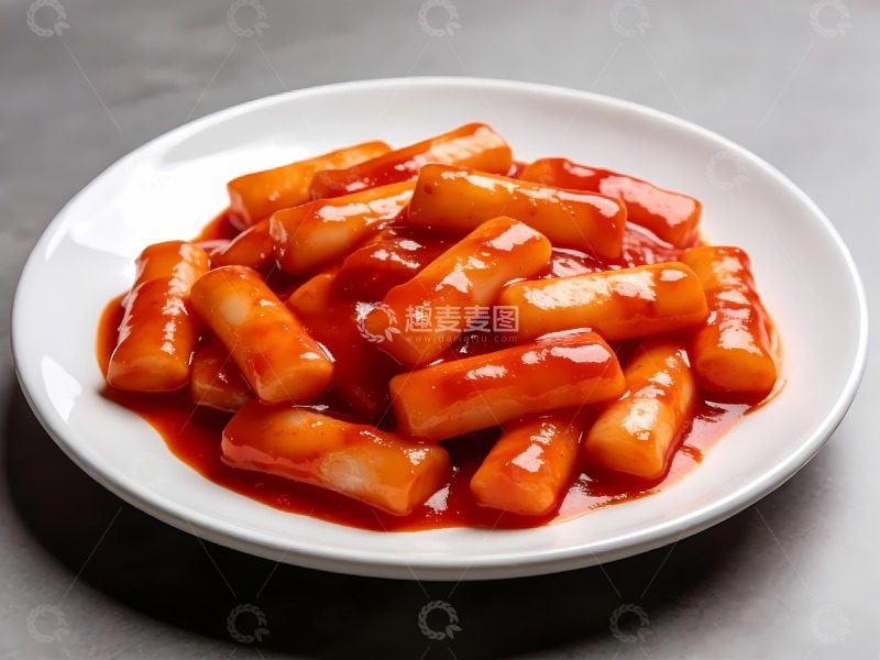 高清大图下载【趣麦麦图】美味的炒年糕