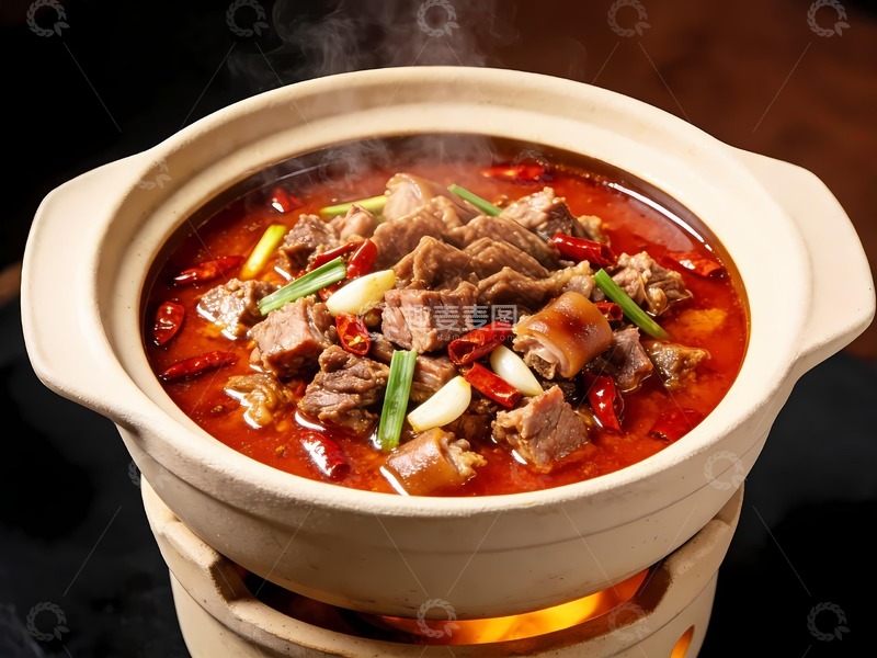 高清大图下载【趣麦麦图】美味的狗肉煲摄影