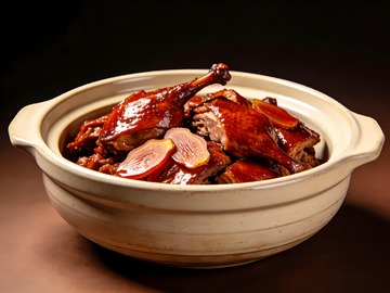 砂锅姜母鸭图片