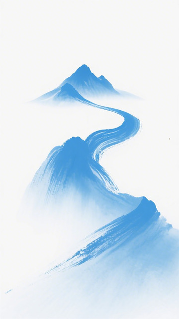 水墨山水意境国画装饰画