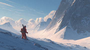 极地探险者的雪山征途