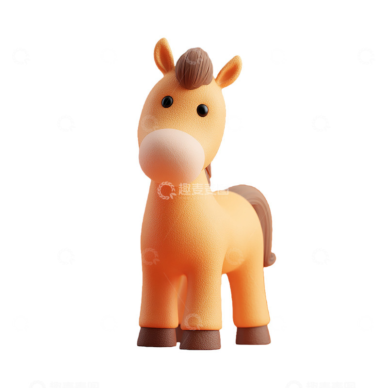 高清大图下载【趣麦麦图】可爱卡通马宝贝