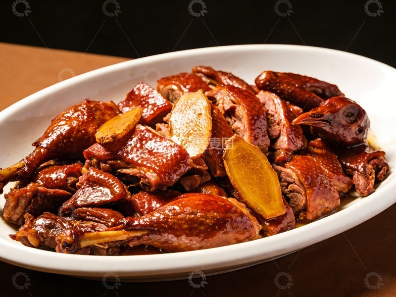 高清大图下载【趣麦麦图】美味的姜母鸭