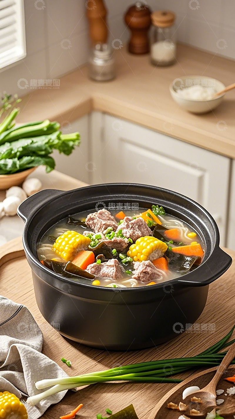 高清大图下载【趣麦麦图】美味炖锅汤品展示