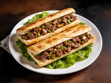 美味的驴肉火烧
