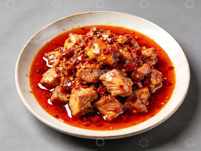 高清大图下载【趣麦麦图】贵州辣子鸡摄影