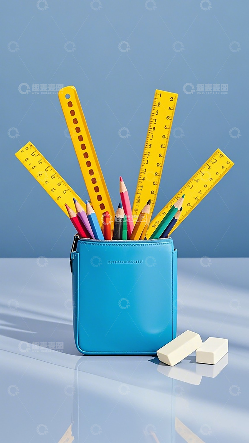 高清大图下载【趣麦麦图】简约文具静物摄影