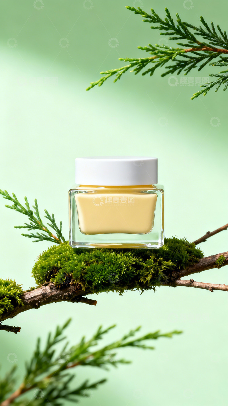 高清大图下载【趣麦麦图】自然风格护肤品展示