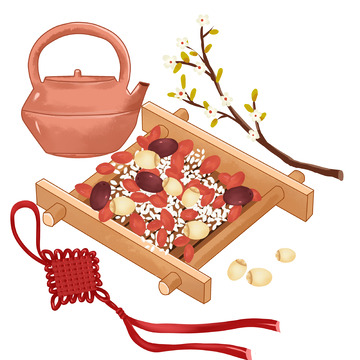 腊八节腊八粥食材