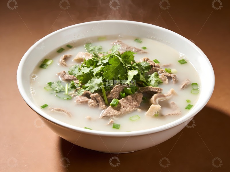 高清大图下载【趣麦麦图】一碗羊杂汤羊杂碎 