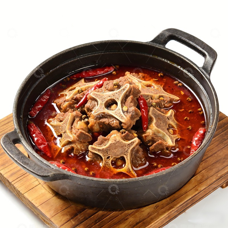 高清大图下载【趣麦麦图】美食羊蝎子火锅