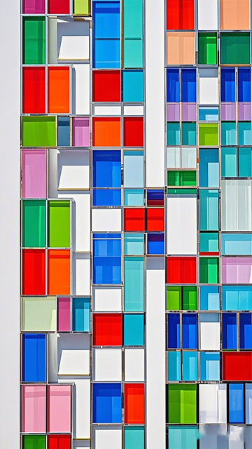 彩色玻璃镶嵌艺术装饰