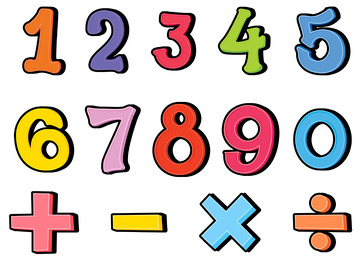 卡通伙伴共解数字谜题