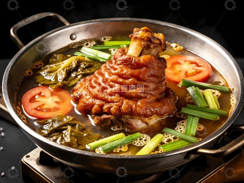 高清大图下载【趣麦麦图】贵阳酸菜蹄髈火锅