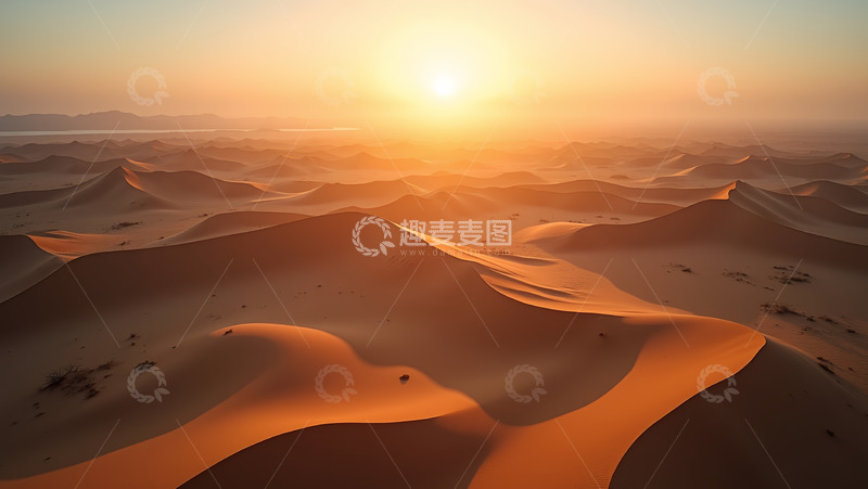 高清大图下载【趣麦麦图】沙漠阳光沙堆