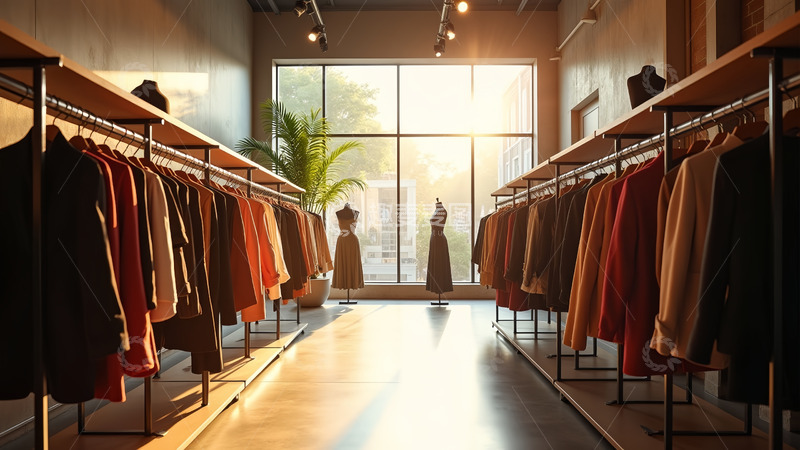 高清大图下载【趣麦麦图】衣服阳光衣架