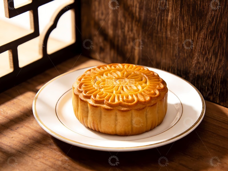 高清大图下载【趣麦麦图】月饼手工月饼