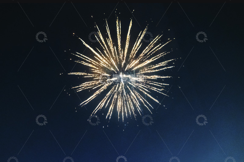 高清大图下载【趣麦麦图】夜空烟花的壮丽绽放