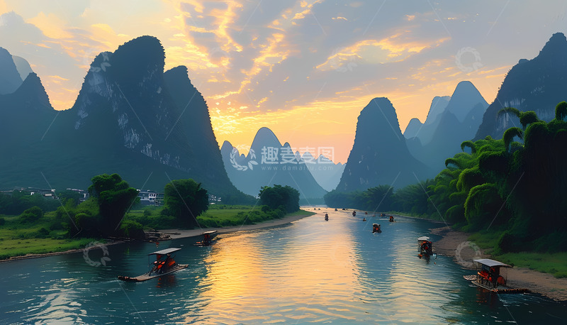 高清大图下载【趣麦麦图】乌云天空高山