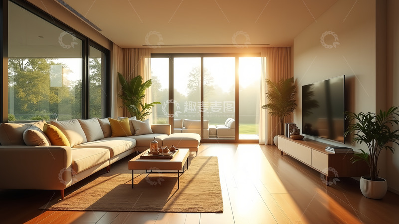 高清大图下载【趣麦麦图】沙发阳光窗户