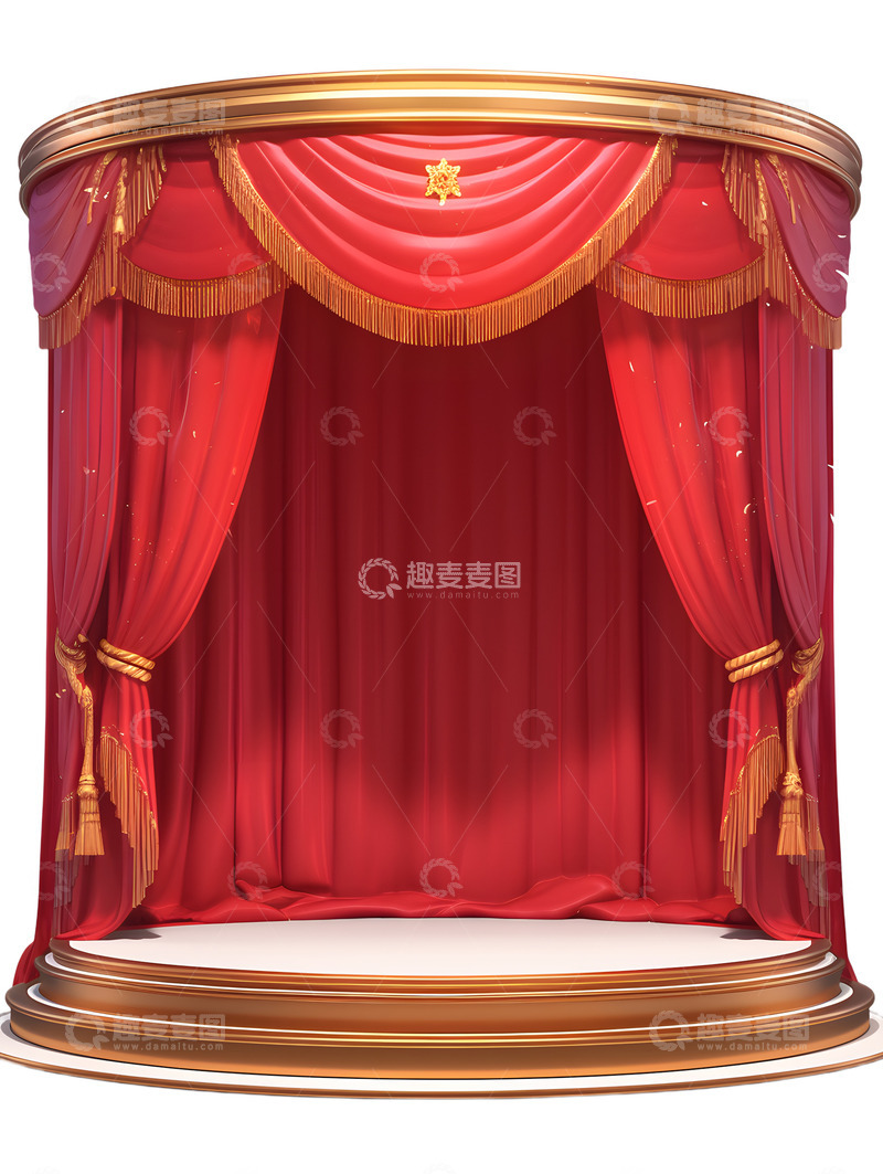 高清大图下载【趣麦麦图】装饰舞台卡通