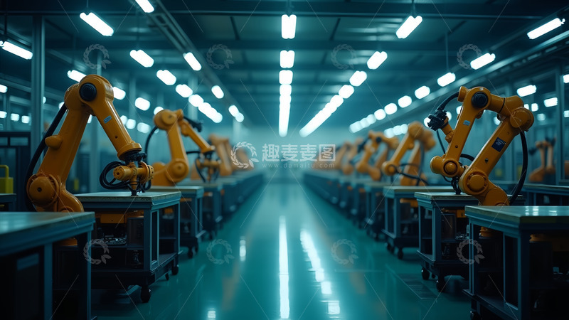 高清大图下载【趣麦麦图】灯光高科技桌子