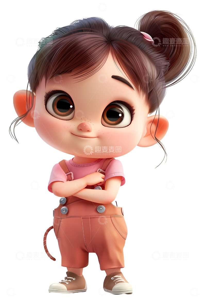 高清大图下载【趣麦麦图】可爱的小女孩素材