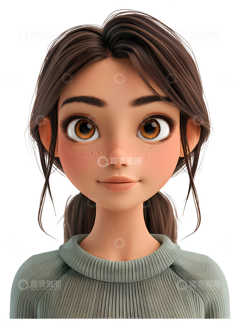 高清大图下载【趣麦麦图】人物简历头像素材