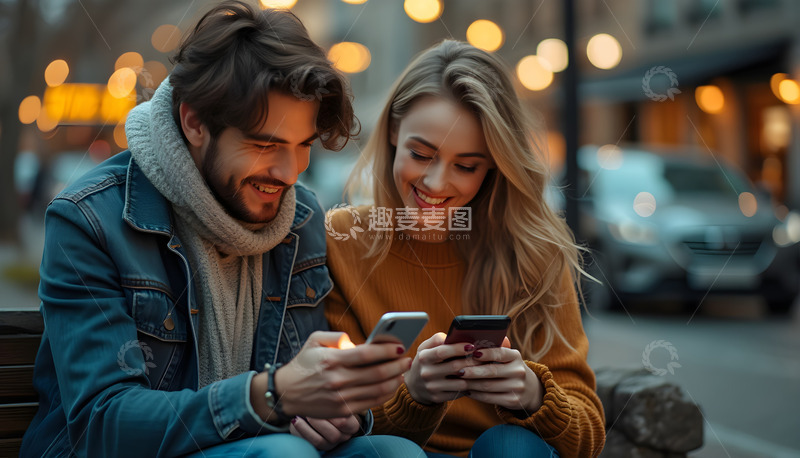 高清大图下载【趣麦麦图】情侣间的通讯