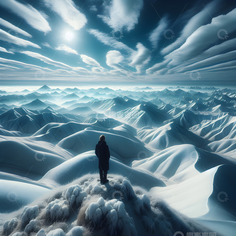 高清大图下载【趣麦麦图】连绵不绝的山峦