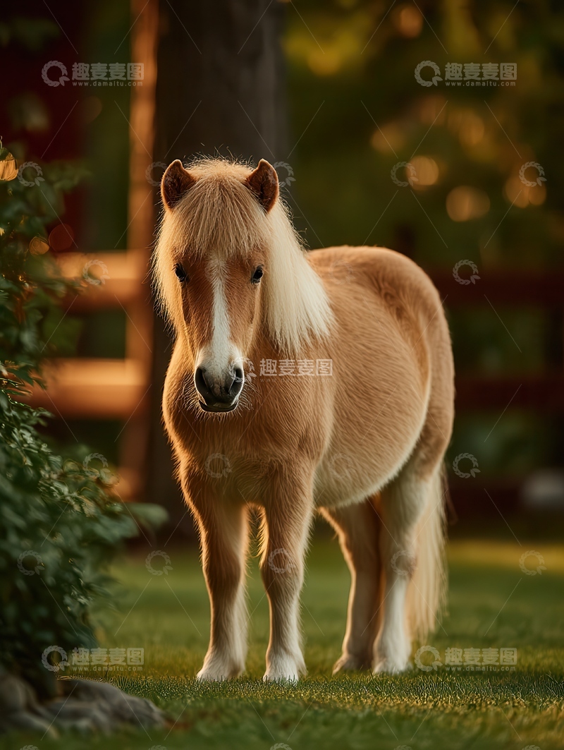 高清大图下载【趣麦麦图】设特兰矮马  憨萌 惹怜 
