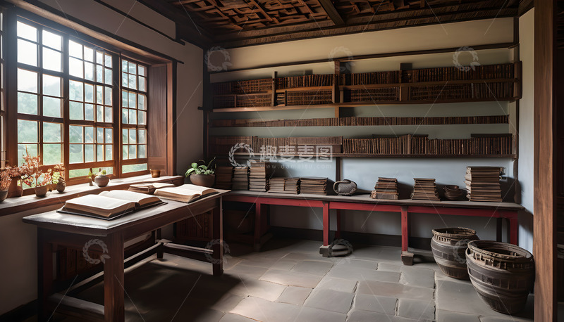 高清大图下载【趣麦麦图】古籍的维护工作