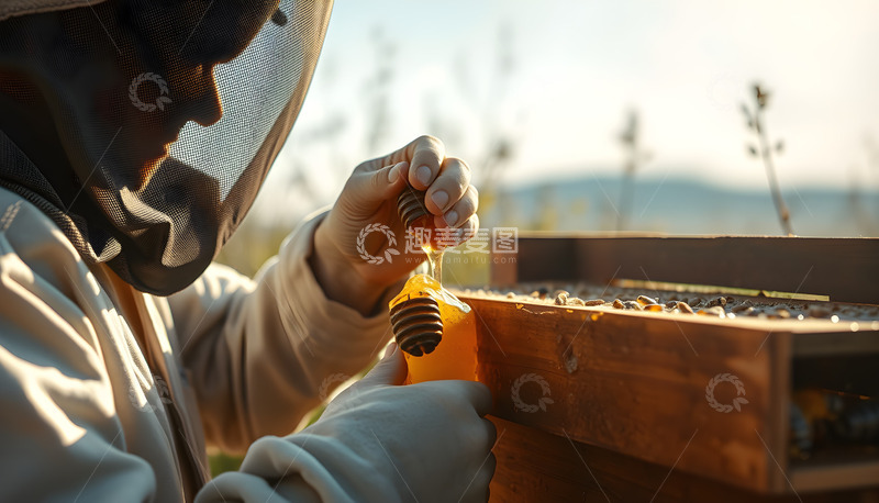 高清大图下载【趣麦麦图】养蜂人的正常生活
