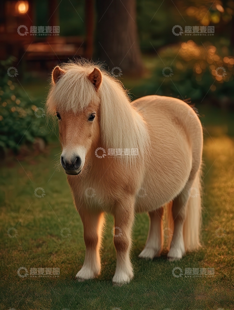 高清大图下载【趣麦麦图】设特兰矮马  憨萌 娇顽