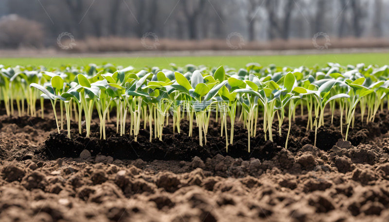 高清大图下载【趣麦麦图】农耕禾苗的生长