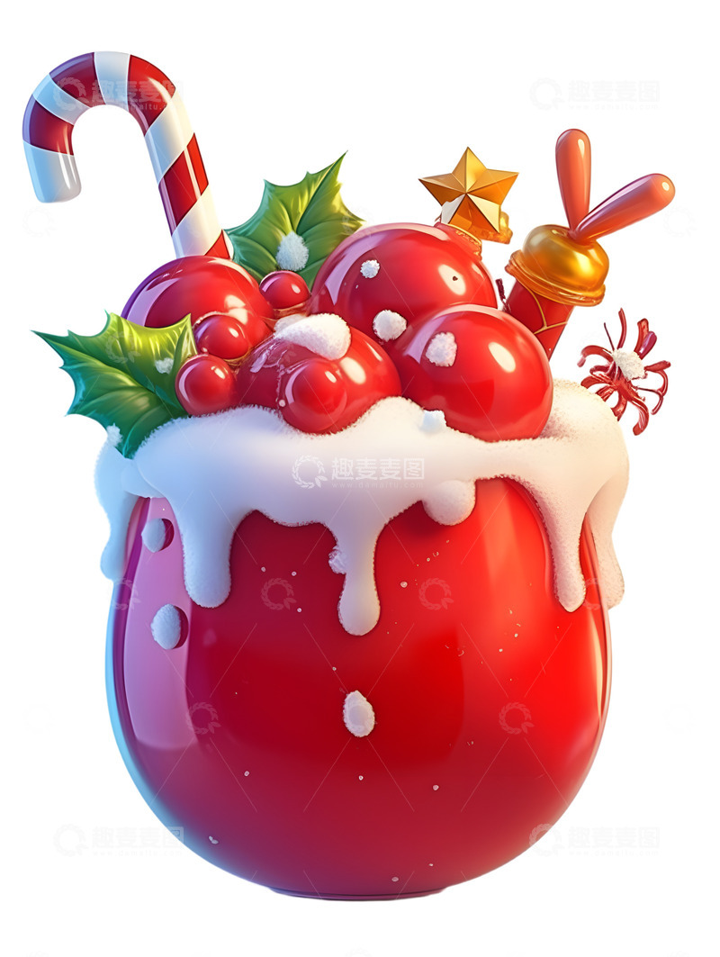 高清大图下载【趣麦麦图】圣诞卡通包装