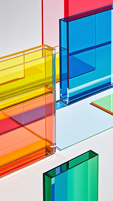 彩色玻璃抽象艺术装饰素材