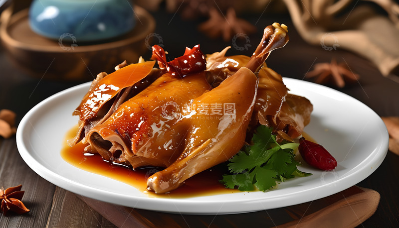 高清大图下载【趣麦麦图】鸡肉烧鸡美味