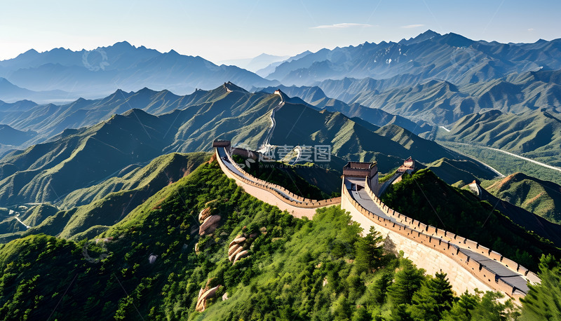 高清大图下载【趣麦麦图】长城山路大山