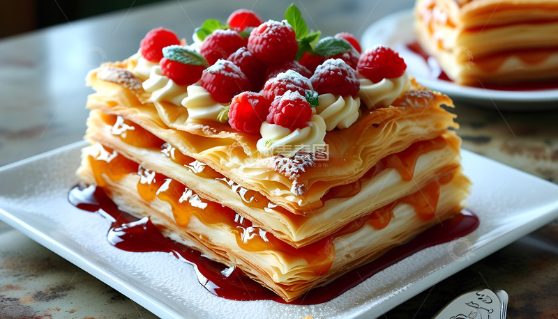 高清大图下载【趣麦麦图】蛋糕奶油水果